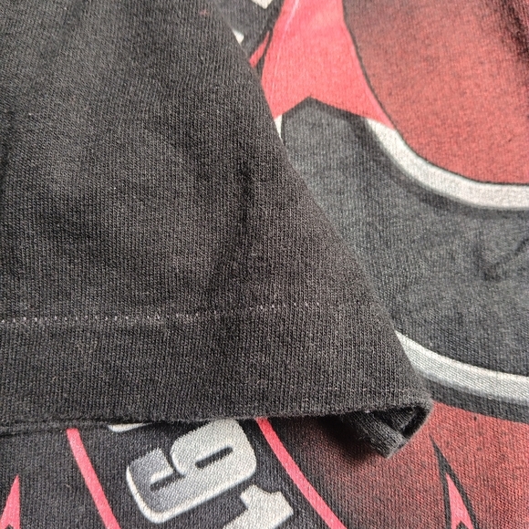 Vintage Pro Player Chicago Bulls 4 Time Champions Black T Shirt Mens Size XL - Picture 4 of 5